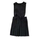 French Toast Little Girls' V-Neck Pleated Jumper Black Back