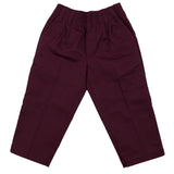 Universal School Uniforms Pull-On Toddler Pant Burgundy