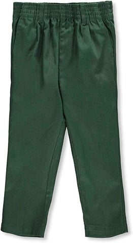 Universal School Uniforms Brown & Hunter Green <br>Pull-On Toddler Pant <br> Sizes 2T - 4T</br>