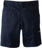 Dickies Boys Black & Khaki Flat Front Flex Waist Short Xtra Pocket QR200-Black & Khaki <br> Size 08, 12 & 14