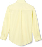 French Toast Boys & Girls Yellow Long Sleeve Broadcloth Shirt SE9004 <br> Sizes 4 - 16