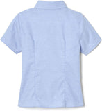 French Toast Juniors Light Blue Short Sleeve Oxford Shirt SE9284J <br> Size S