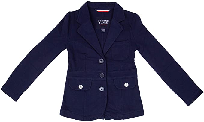 French Toast Terry Dress Blazer SA9113-NVY Sizes 04 20 – Jet Set