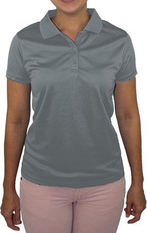 Kobalt1 Women's Charcoal Dry Fit Short Sleeve Polo Shirt 1621L <br>  Size S - 2XL