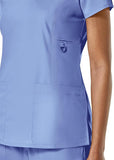 Maevn Eon Active V-Neck Pocket Top<br>Style 1708<br>Sizes XS - 3XL</br>