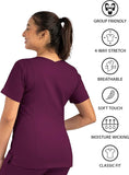 Maevn Matrix Women's Double V-Neck 3 Pockets Top<br>Style 3501<br>Sizes XXS - 3XL