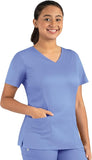 Maevn Matrix Women's Double V-Neck 3 Pockets Top<br>Style 13501<br>Sizes XXS - 3XL