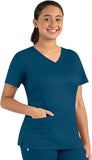 Maevn Matrix Women's Double V-Neck 3 Pockets Top<br>Style 13501<br>Sizes XXS - 3XL