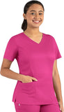 Maevn Matrix Women's Double V-Neck 3 Pockets Top<br>Style 13501<br>Sizes XXS - 3XL