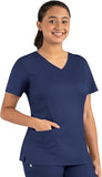 Maevn Matrix Women's Double V-Neck 3 Pockets Top<br>Style 13501<br>Sizes XXS - 3XL