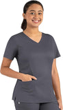 Maevn Matrix Women's Double V-Neck 3 Pockets Top<br>Style 13501<br>Sizes XXS - 3XL