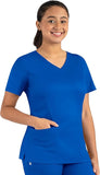 Maevn Matrix Women's Double V-Neck 3 Pockets Top<br>Style 13501<br>Sizes XXS - 3XL