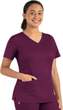Maevn Matrix Women's Double V-Neck 3 Pockets Top<br>Style 13501<br>Sizes XXS - 3XL