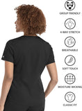 Maevn Matrix Women's Tuckable V-Neck 1 Pocket Top<br>Style 3503<br>Sizes XS - 3XL <br> Black, Navy, Olive, Pewter & Royal