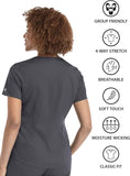 Maevn Matrix Women's Tuckable V-Neck 1 Pocket Top<br>Style 3503<br>Sizes XS - 3XL <br> Black, Navy, Olive, Pewter & Royal