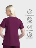 Maevn Matrix Impulse Women's Contrast V-Neck 3 Pockets Top<br>Style 4510<br>Sizes XXS - 3XL