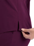 Maevn Women's Tuckable Scrub Top 4530 Matrix Impulse Chest Pocket V-Neck Sizes  XS to 3XL