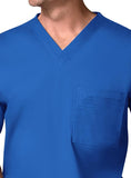 Maevn Mens One Pocket V-Neck Scrub Top <br> Style 5202 </br> Size XS - 3XL