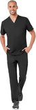 Maevn Eon Active Men's Mesh Panel One Chest Pocket V-Neck Top</br>Style 5208</br>Sizes XS - 3XL