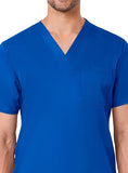 Maevn Eon Active Men's Mesh Panel One Chest Pocket V-Neck Top</br>Style 5208</br>Sizes XS - 3XL
