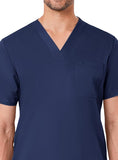 Maevn Eon Active Men's Mesh Panel One Chest Pocket V-Neck Top</br>Style 5208</br>Sizes XS - 3XL