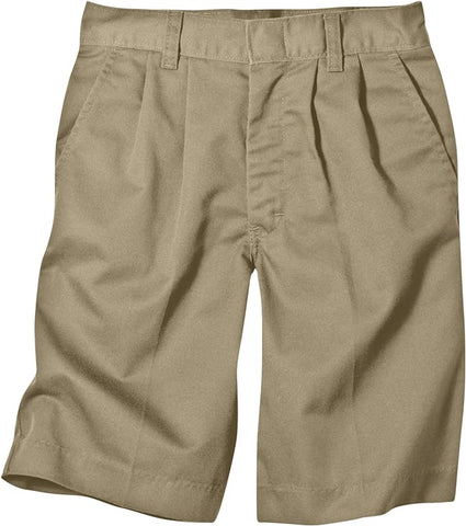 Dickies Boys Pleated Khaki Shorts 57562 <br> Sizes 10 to 20