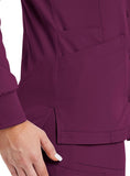 Maevn Matrix Impulse Womens Short Sleeve Round Neck Button Down Jacket <br> Style - 7510 <br> Sizes XS - 3XL