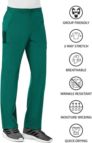 Maevn Eon Active Men's Half Elastic 8-Pocket Cargo Pant</br>Style 8308</br>Reg. Fit Sizes XS - 3XL
