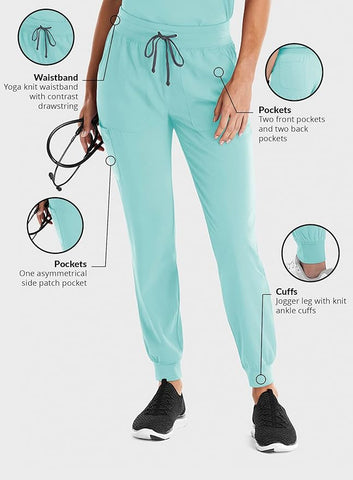 Maevn Matrix Impulse Women's Yoga Waist Jogger Scrub Pant<br/>Style 8520 <br/>Sizes XXS - 3XL