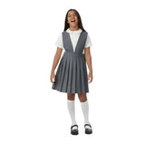 French Toast Girls V-Neck Pleated Jumper <br>Sizes 4 - 20</br> Burgundy, Gray, Navy, </br> Hunter Green, Khaki, </br> Black