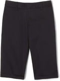 French Toast Kids Flat Front Adjustable Waist Short </br>Sizes 4 - 20 </br> Hunter Green, Khaki,</br> Navy, Black, Gray, </br>Brown