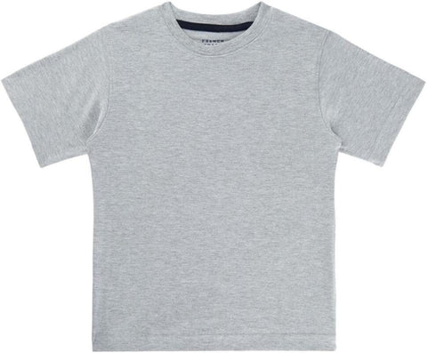 French Toast Unisex Gray Short Sleeve V- Neck Tee LA9498 <br> Sizes XS - XL