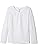 French Toast Girl White Long Sleeve V-Neck Tee LA9506 <br> Sizes  XL ( 14/16 )