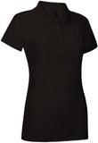 Premium Wear Juniors Black Polo Shirt High Moisture Wicking Dry Fit Performance Short Sleeve  <br> Sizes S to 4XL