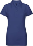 Premium Wear Juniors Navy Polo Shirt High Moisture Wicking Dry Fit Performance Short Sleeve  <br> Sizes S to 4XL