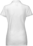 Premium Wear Juniors White Polo Shirt High Moisture Wicking Dry Fit Performance Short Sleeve  <br> Sizes S to 4XL