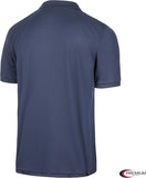 Premium Wear Men's Navy Polo Shirt High Moisture Wicking Dry Fit Performance Short Sleeve  <br> Sizes S to 2XL