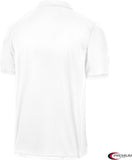 Premium Wear Men's White Polo Shirt High Moisture Wicking Dry Fit Performance Short Sleeve  <br> Sizes S to 4XL