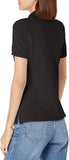 French Toast Girls Black Short Sleeve Stretch Pique Polo SA9403 <br> Sizes XS & M