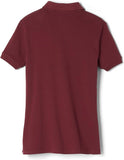 French Toast Girls Burgundy Short Sleeve Stretch Pique Polo SA9403 <br> Sizes M - XL