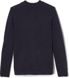 French Toast Adult Navy Anti-Pill V-Neck Cardigan Sweater SC9000Y <b> Sizes S - XL