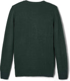 French Toast Kids Hunter Green Anti-Pill Crew Neck Cardigan Sweater SC9004 <b> Sizes XS - S <br> Hunter Green