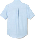 French Toast Mens Lt Blue Short Sleeve Oxford Shirt SE9003 <br> Sizes S, M, L, XL & 2XL