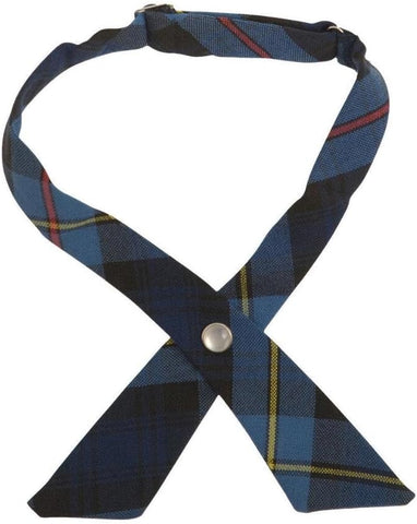 French Toast Girls Crisscross Necktie <br>One Size Fits All</br> Green Plaid, Burgundy Plaid, Blue Gold Plaid, Blue Red Plaid, Navy Red Plaid Burgundy Plaid,