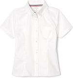 French Toast Girls Darted Oxford Blouse <br>Sizes 4 - 20</br> White, Blue
