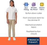 French Toast Girls Darted Oxford Blouse <br>Sizes 4 - 20</br> White, Blue
