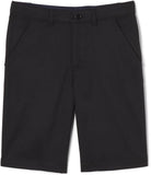 French Toast Black Performance Stretch Flat Front Short SH9252- <br> Sizes 34 to 38