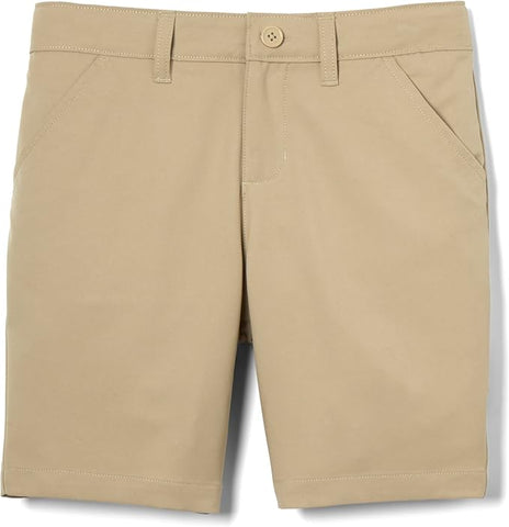 French Toast Girls Khaki Performance Stretch Flat Front Short SH9282 <br> Size 04 to 6X