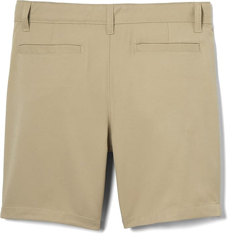French Toast Girls Khaki Performance Stretch Flat Front Short SH9282 <br> Size 04 to 6X