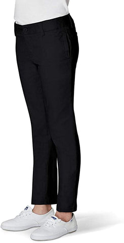 uniors Women's Stretch Black Skinny Leg 4 Pockets Pant SK9405JL French Toast Uniforms<br> Sizes 2 to 16